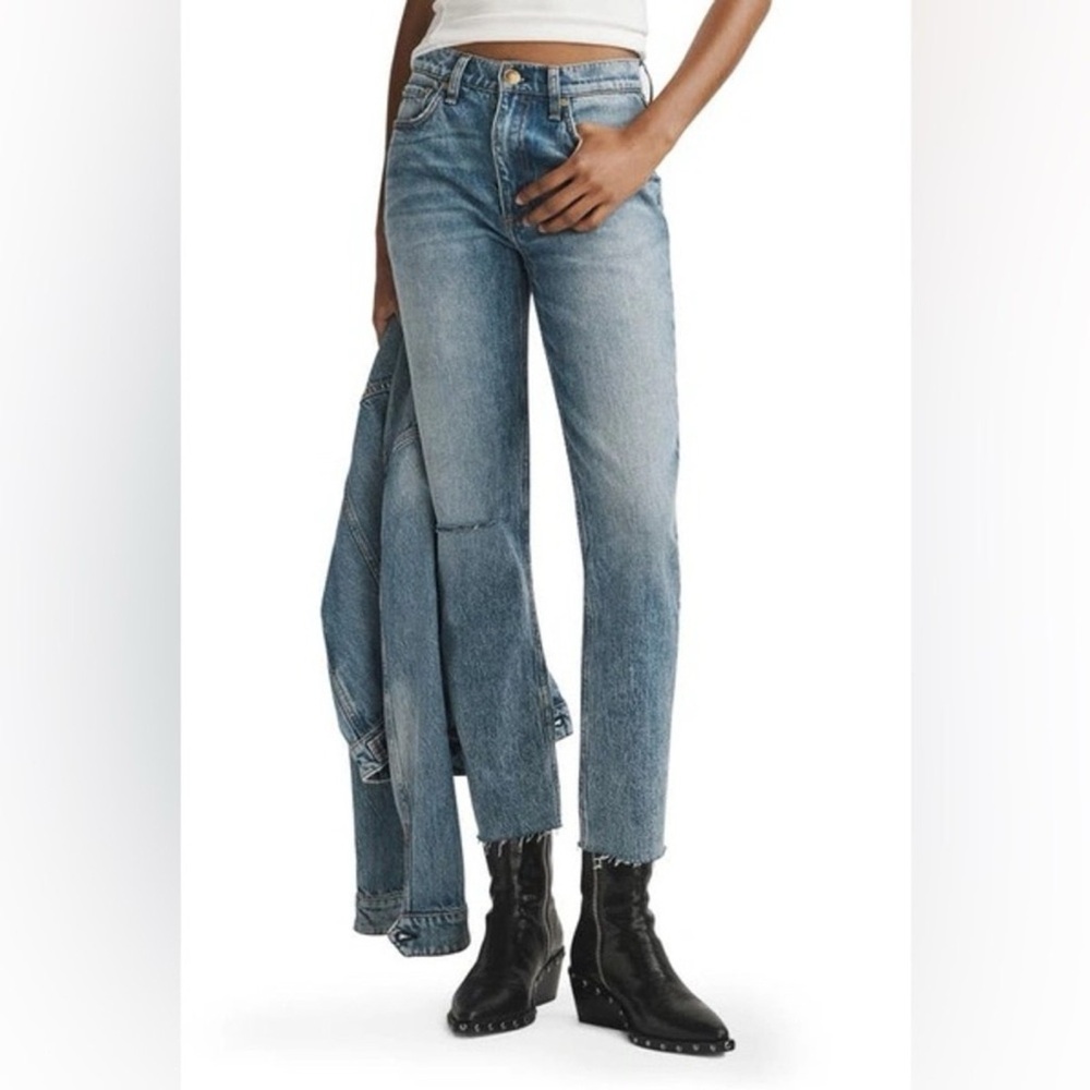 rag & bone Wren High-Rise Slim Straight Leg Jeans